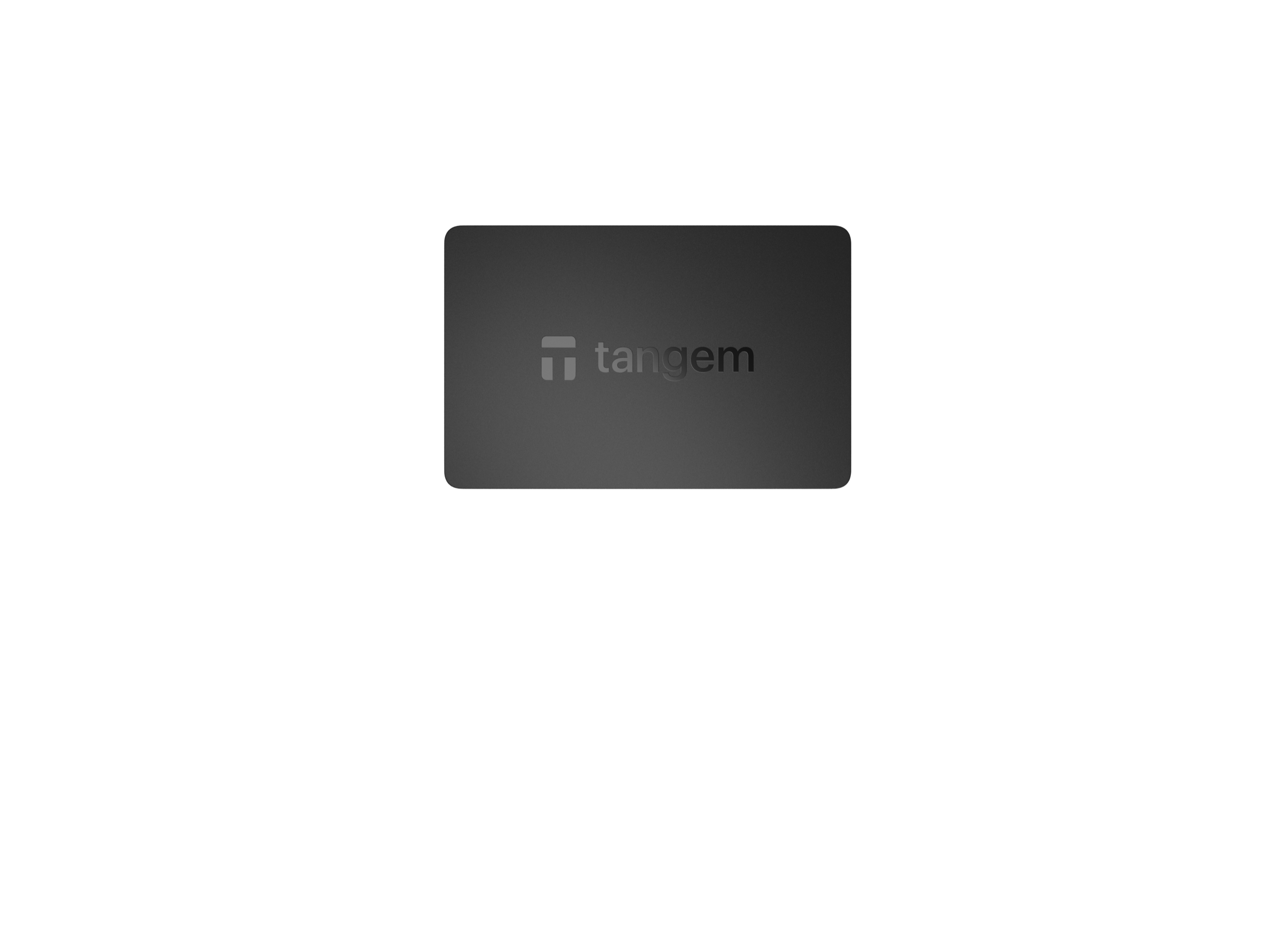 Tangem hardware wallet card